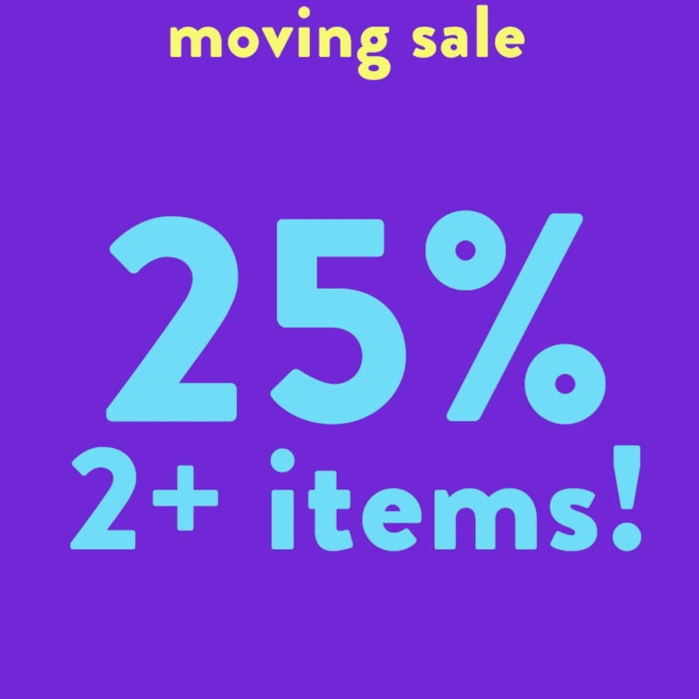 25% off 2+ items!! Let’s bundle!
